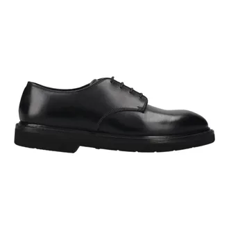Premiata Lederen Schoenen met Veters - Heren - Schoenen - Zwart - Maat: 44 EU Katoen