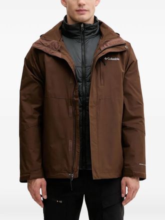 Columbia Element Blocker jack met capuchon en ritssluiting - Bruin