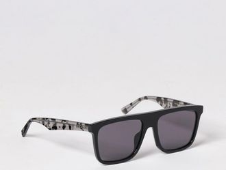 Gucci Occhiali da sole rettangolari in acetato riciclato con logo