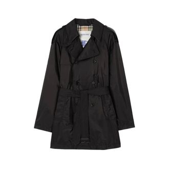 Burberry Leadenham Trench Coat - male - Burberry - Trench Coats - Black - L - Coats
