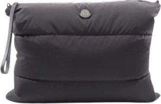 Moncler Pre-owned Caradoc Nylon Clutch Bag - unisex - Vintage Clutch - Zwart - ONE Size - Nylon - Vintage