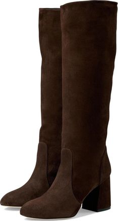 Stuart Weitzman Flareblock 85 Slouch Boots WomensBrown Knee High ZOGG1430