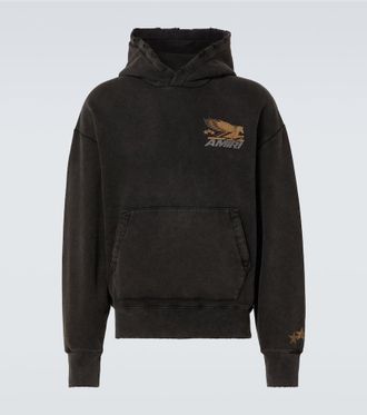 パーカー・フーディ C.P. Company Sweatshirt Hooded In Brushed Emerized Diago C.P. Company C. P. Company Sweatshirts Sweat Hooded In
