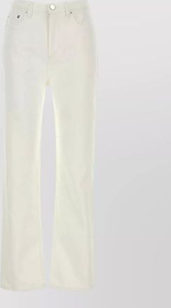 Loulou Studio denim straight-leg trousers