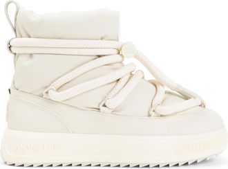 Moncler Light Beige Altive Mid Snow Boots