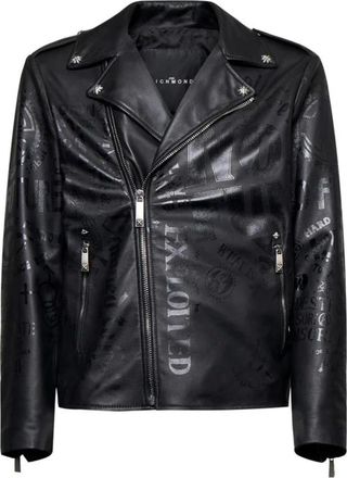John Richmond Hombre, Chaquetas, Negro, Talla: S