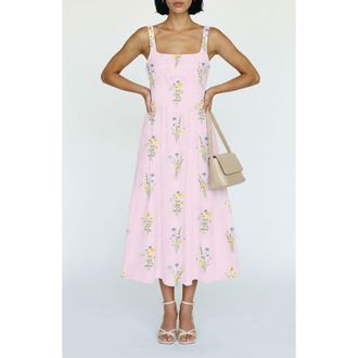 Vero Moda Jamie Floral Print Dress in Pink A Boo Aop Else at Nordstrom Rack, Size X-Small