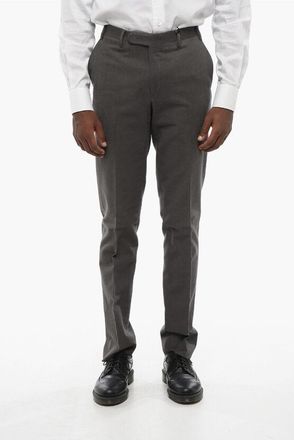 Corneliani CC COLLECTION Pure Cotton Pants with Belt Loops size 46