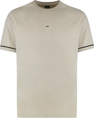 BOSS T-shirt girocollo - Toni neutri