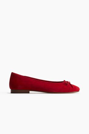 H&M Ballerinas aus Leder - Rot
