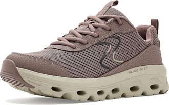 Skechers Glide Step Sole Womens Shoes Dark Mauve : 7.5 B - Medium, Textile