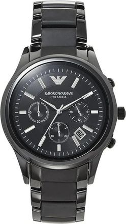 Emporio Armani Accessoires, Heren, Zwart, ONE Size, Ar 1452 Horloge