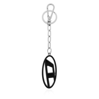 Diesel Keyrings, male, Black, Size: ONE SIZE Keychain Cage-D