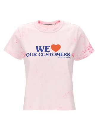 Alexander Wang Womens We Love Our Customers T-Shirt