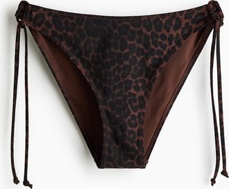 H&M Cheeky Tie-Tanga Bikinihose - Beige