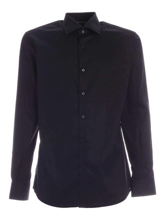 Karl Lagerfeld Signature logo shirt in black