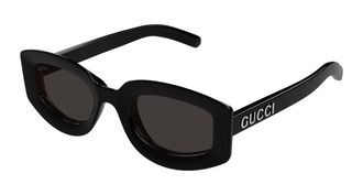 Gucci Grey Irregular Ladies Sunglasses GG1719S 001 51