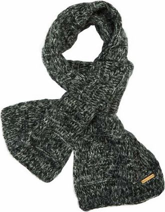 Sweet Turns Womens Cedar Knitted Scarf In Black