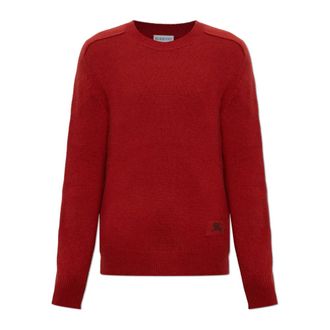 Burberry Jersey de cuello redondo en cachemira - Knitwear - Hombre - Rojo - 2XL