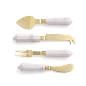 Napa Home & Garden Asteria Cheese Knives St/4 in Gold at Nordstrom