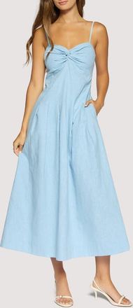 Lost + Wander Coastal Voyage Linen & Cotton Dress in Light Blue at Nordstrom, Size X-Small