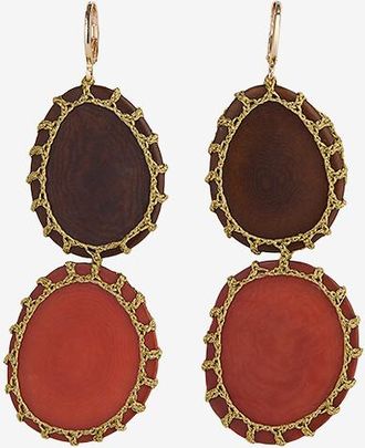 Boks&Baum Ohrringe aus pflanzlichem Elfenbein Cartagena Double Mini