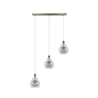 Fabrilamp Colgante Lhasa 3xg9 Cuero Regx65x65 Cm
