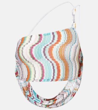 Missoni Zig Zag lamé crop top