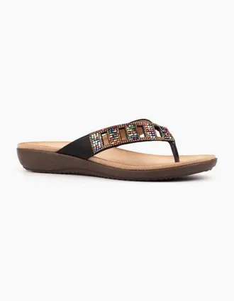 Lunar Womens Lunar Abigail II JLH565 in Black - Size: 6