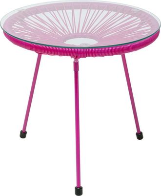 Kare Design Mesa auxiliar acapulco mono rosa