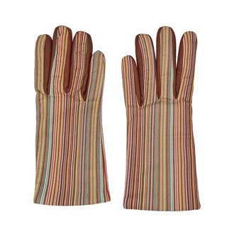 Paul Smith Gloves, unisex, Multicolor, Size: S Signature Stripe Leather Gloves