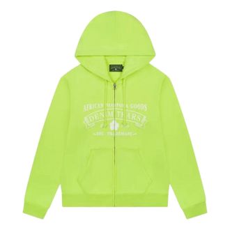Denim Tears ADG Zip Hoodie Lime SS25TZH0061927