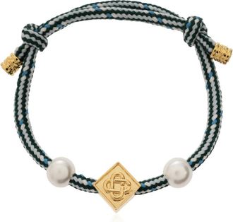 Casablanca Pareloarmband - unisex - Armbanden - Groen - ONE Size - Katoen - Accessoires