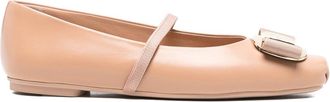 Ferragamo Vara Leather Ballets