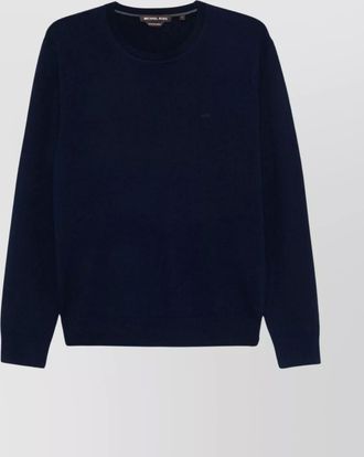 Michael Kors merino wool fine-knit crew-neck jumper