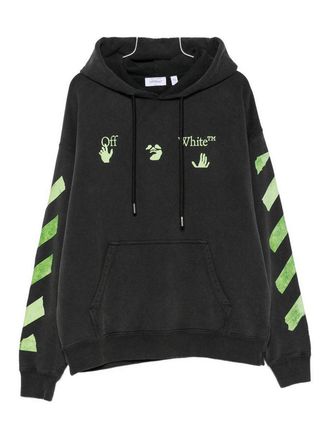 Off-white Bacco Arrow Skate Cotton Hoodie