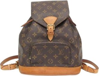 Louis Vuitton Pre-owned Backpacks, female, Brown, Size: ONE SIZE Pre-owned Montsouris MM M51136 Backpack