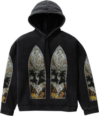 Who Decides War by Ev Bravado Matrimony hoodie met print - Zwart
