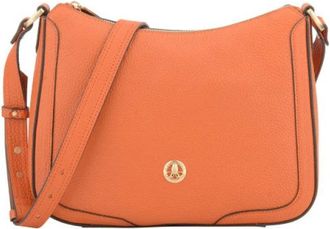 Pourchet Satchel Bag - Dames - Schoudertassen - Oranje - ONE Size - Leer - Tassen