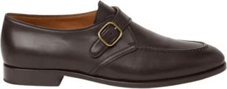 Loro Piana Klassieke Derby Schoenen met Leren Details - Heren - Nette schoenen - Bruin - 44 EU - Leer - Schoenen