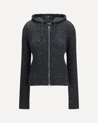 Our Legacy Alpaca-blend Zip-Up Hoodie Female 40