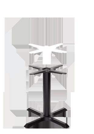 Netfurniture Black Cruciform Table Base - Small - Coffee Height - 480 Mm