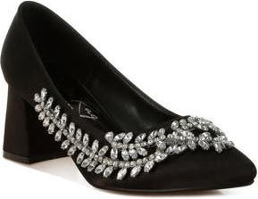 London Rag Abatina Embellished Pump in Black at Nordstrom Rack, Size 10