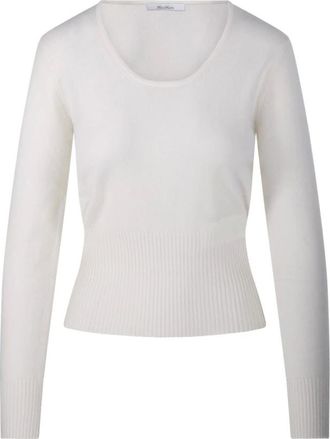 Max Mara Truien & Vesten, Dames, Wit, S, Vetta Trui