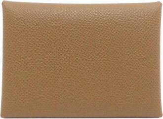 Hermès Alezan Epsom Leather Coin Purse/Coin Case (Pre-Owned)