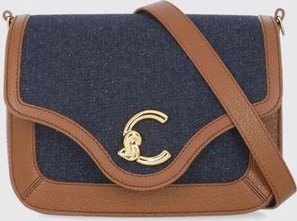 Coccinelle Borsa C-Me Coccinelle in denim di cotone e pelle a grana