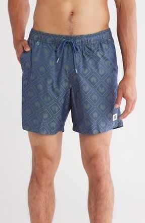 Scotch & Soda Diamond Swim Trunks in Sargasso Sea at Nordstrom Rack, Size Small
