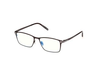 Tom Ford Blue Light Block Rectangular Titanium Mens Eyeglasses FT5935-B 009 54