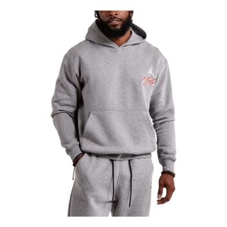 Nike Jordan Air Jordan Jumpman Logo Hoodie Grey DQ7505-091