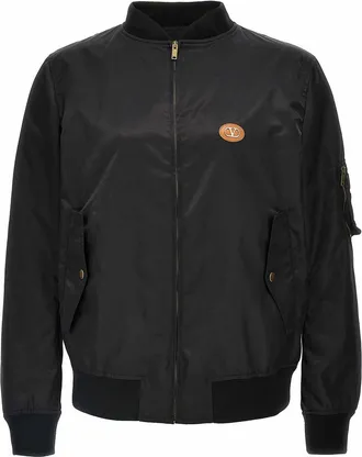 Valentino Garavani Logo Bomber Jacket
